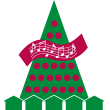 The Singing Christmas Tree und Wiehnachtsmärt Logo